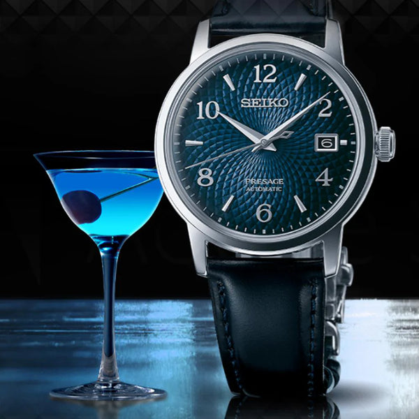 Seiko Men's Silver Watch, Blue Dial | Srpe43j1 by i-watch