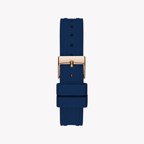 Guess Women's Rose Gold & Blue Silicone Watch | Gw0034l4 by i-watch
