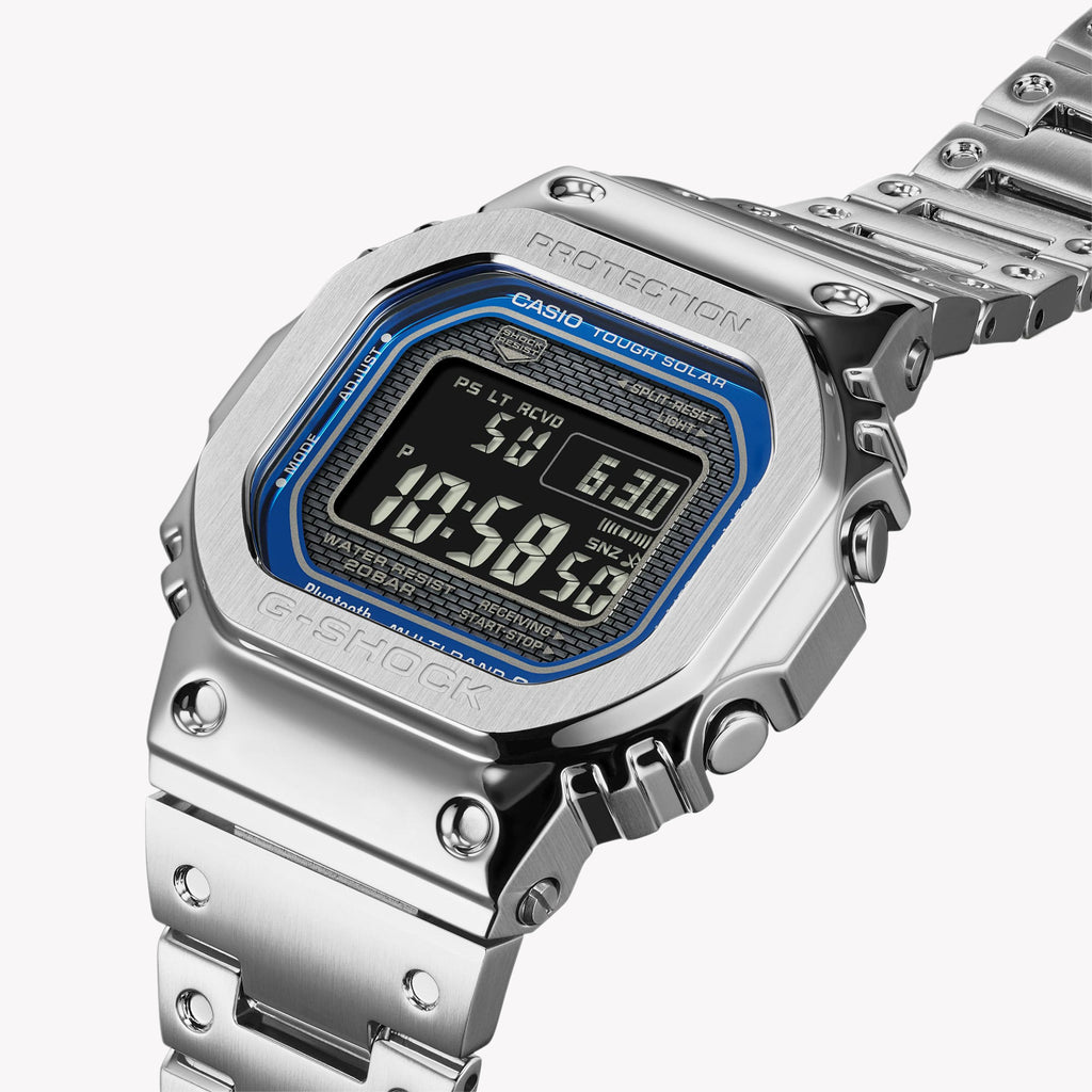 CASIO GMW-B5000D-2 BOLD ADVENTURER - STAINLESS STEEL SMART WATCH WITH DIGITAL DIAL-i-Watch-5
