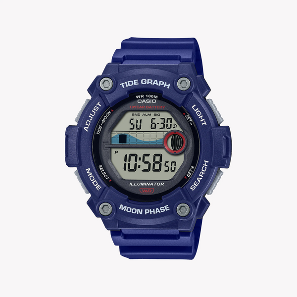 Casio Men's Blue Resin Watch, Sporty Style | Ws-1300h-2avdf by i-watch
