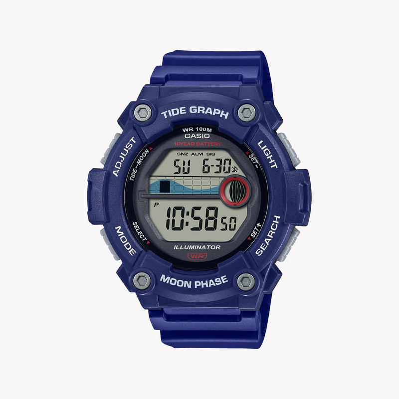 Casio Men's Blue Resin Watch, Sporty Style | Ws-1300h-2avdf by i-watch