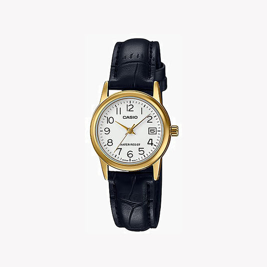 Montre Casio LTP-V002GL-7B2 analogique dorée pour femme