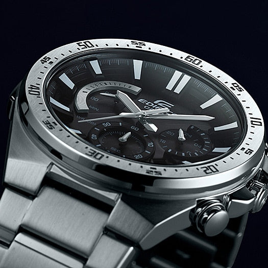 CASIO EDIFICE EFR-563D-1AVUDF - BOLD ADVENTURER MEN'S WATCH with Silver Stainless Steel and Black Dial-i-Watch-5