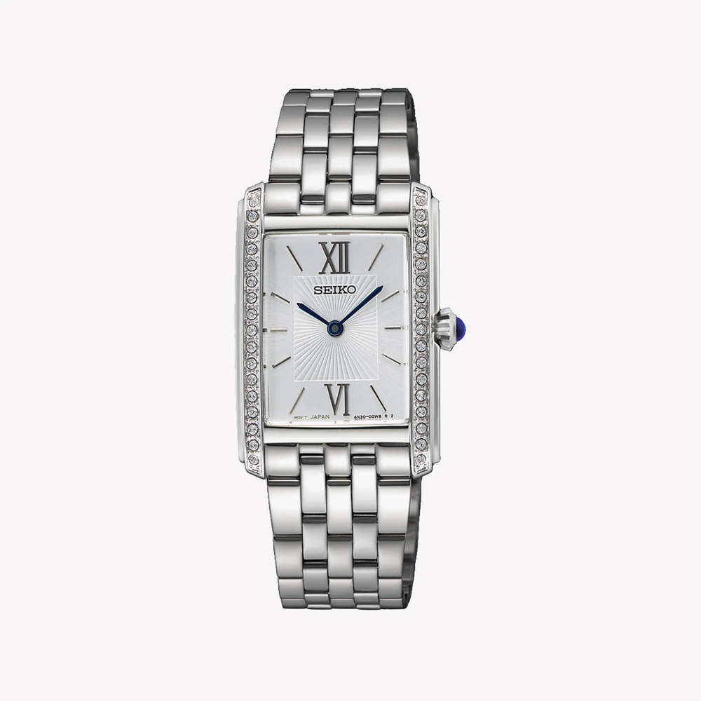 Radiant Charm Women's Silver Watch, White Dial | Seiko Swr091p1 by i-watch