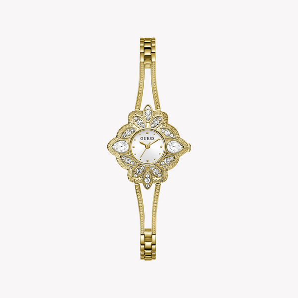 Guess Women's Gold Watch, White Dial | Gw0681l2 by i-watch