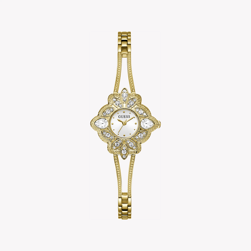 Guess Women's Gold Watch, White Dial | Gw0681l2 by i-watch