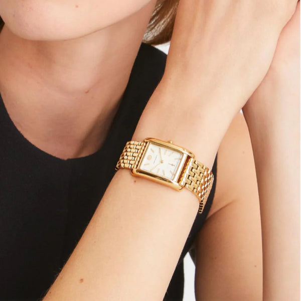 Tory Burch Women's Gold Watch, White Dial | Tbw1060 by i-watch
