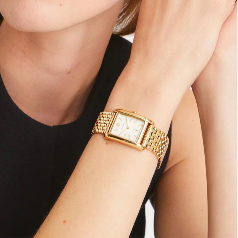 Tory Burch Women's Gold Watch, White Dial | Tbw1060 by i-watch