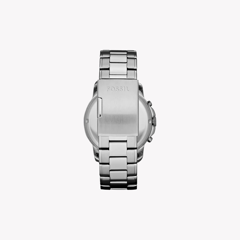 Fossil Men's Silver Watch, Black Dial | Fs4736 by i-watch
