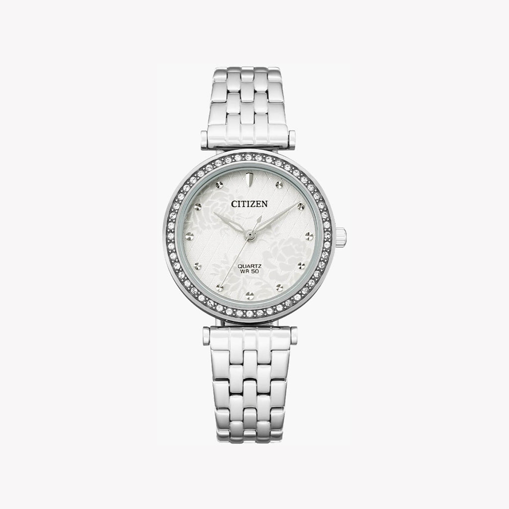 CITIZEN ER0211-52A - ELEGANT TIMEPIECE FOR MODERN WOMEN - STAINLESS STEEL & QUARTZ MOVEMENT