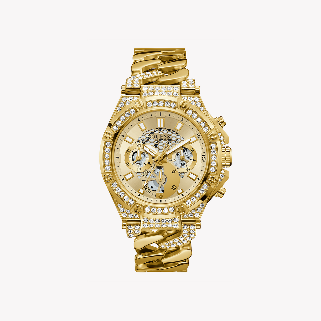 GUESS GW0517G2 RADIANT CHARM - ELEGANT GOLD STAINLESS STEEL WOMEN'S WATCH with Champagne Dial