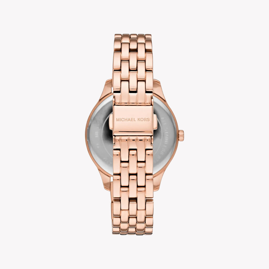 MICHAEL KORS MK6641 CHIC ALLURE - SOPHISTICATED ROSE GOLD WOMEN'S WATCH WITH WHITE DIAL-i-Watch-3