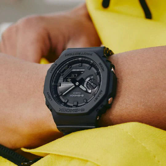Casio Men's Black Resin Watch, Carbon Case | Ga-B2100-1a1er by i-watch