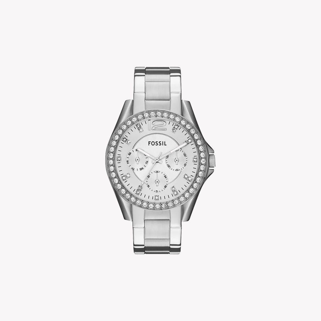 **FOSSIL ES3202 - ELEGANTLY MODERN WOMEN'S STAINLESS STEEL TIMEPIECE**