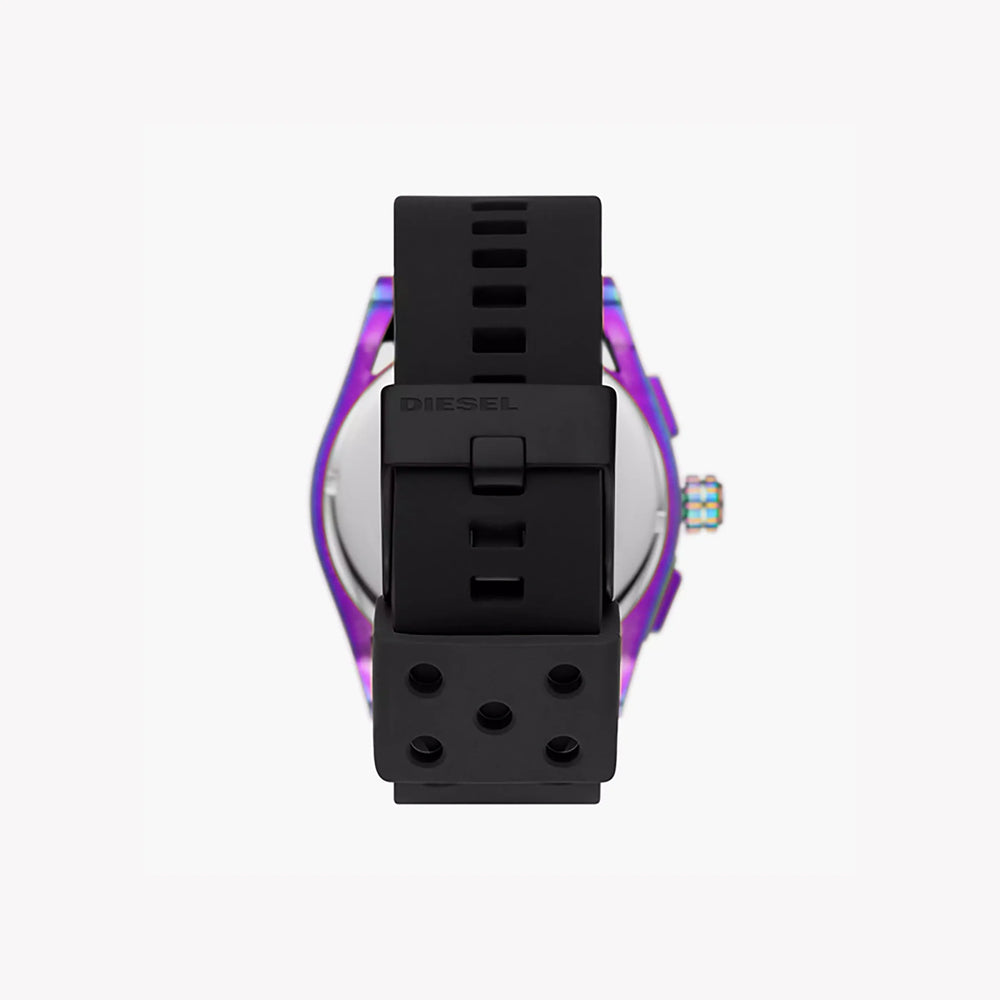 Diesel Men's Black Silicone Watch, Stainless Steel Case | Dz4547 by i-watch