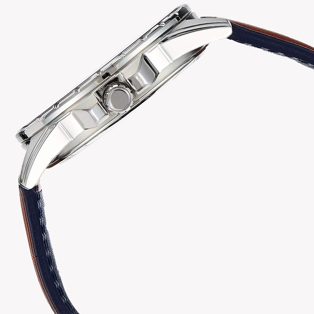 CASIO MTP-SW320L-2AVDF - ELEGANCE UNLEASHED: STYLISH MEN'S WATCH WITH BLUE DIAL & LEATHER BAND-i-Watch-3