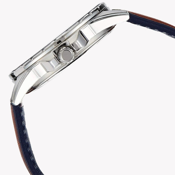 Casio Mtp-Sw320l-2avdf - Elegance Unleashed: Stylish Men's Watch With Blue Dial & Leather Band by i-watch