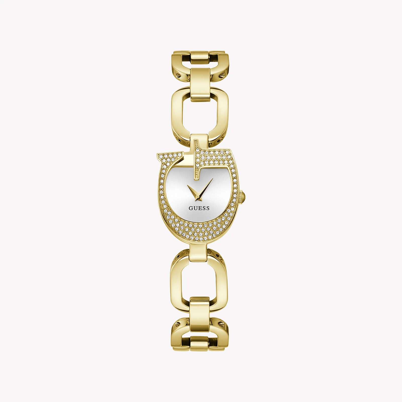Guess Women's Gold Watch, Silver Dial | Gw0683l2 by i-watch