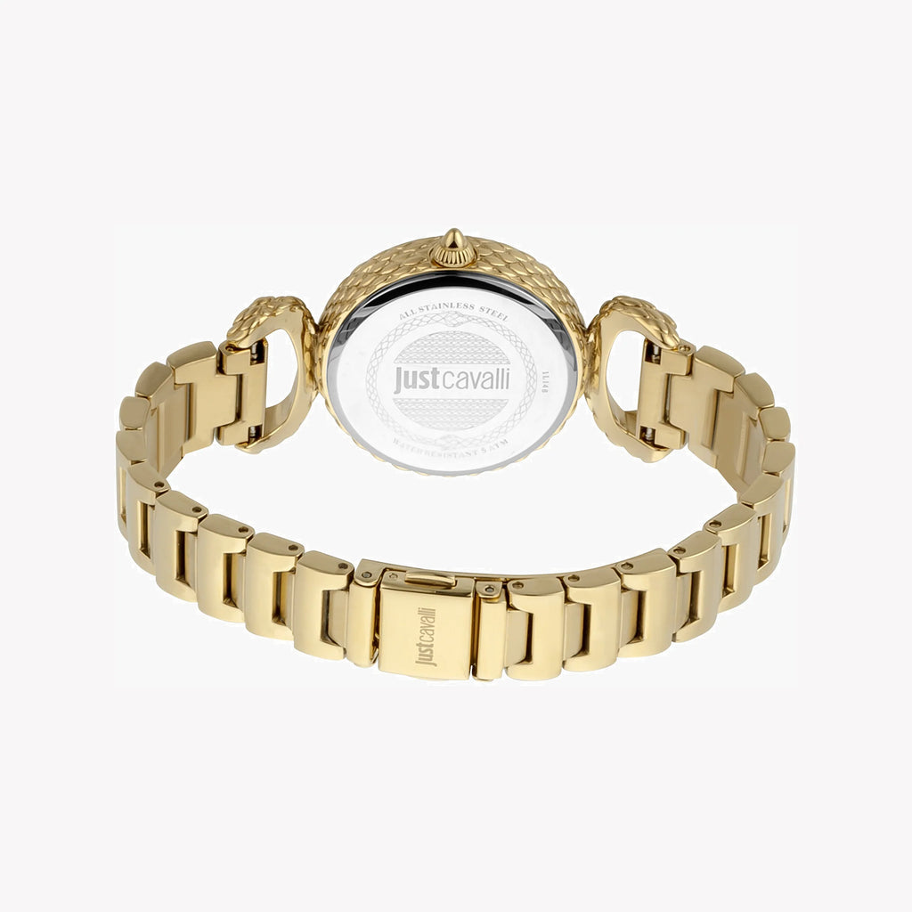 JUST CAVALLI Women's Watch with Gold Stainless Steel Case and Gold Stainless Steel Band-i-Watch-3