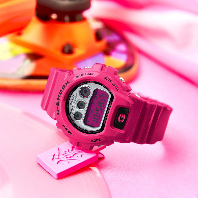 Vibrant Performance Women's Pink Resin Watch, Digital | Dw-6900rcs-4er by i-watch