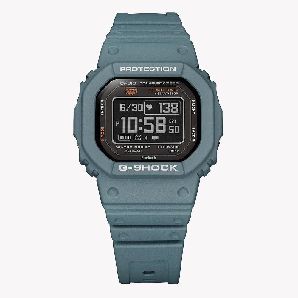 Casio G-Shock Men's Blue Resin Watch, Digital Display | Dw-H5600-2er by i-watch