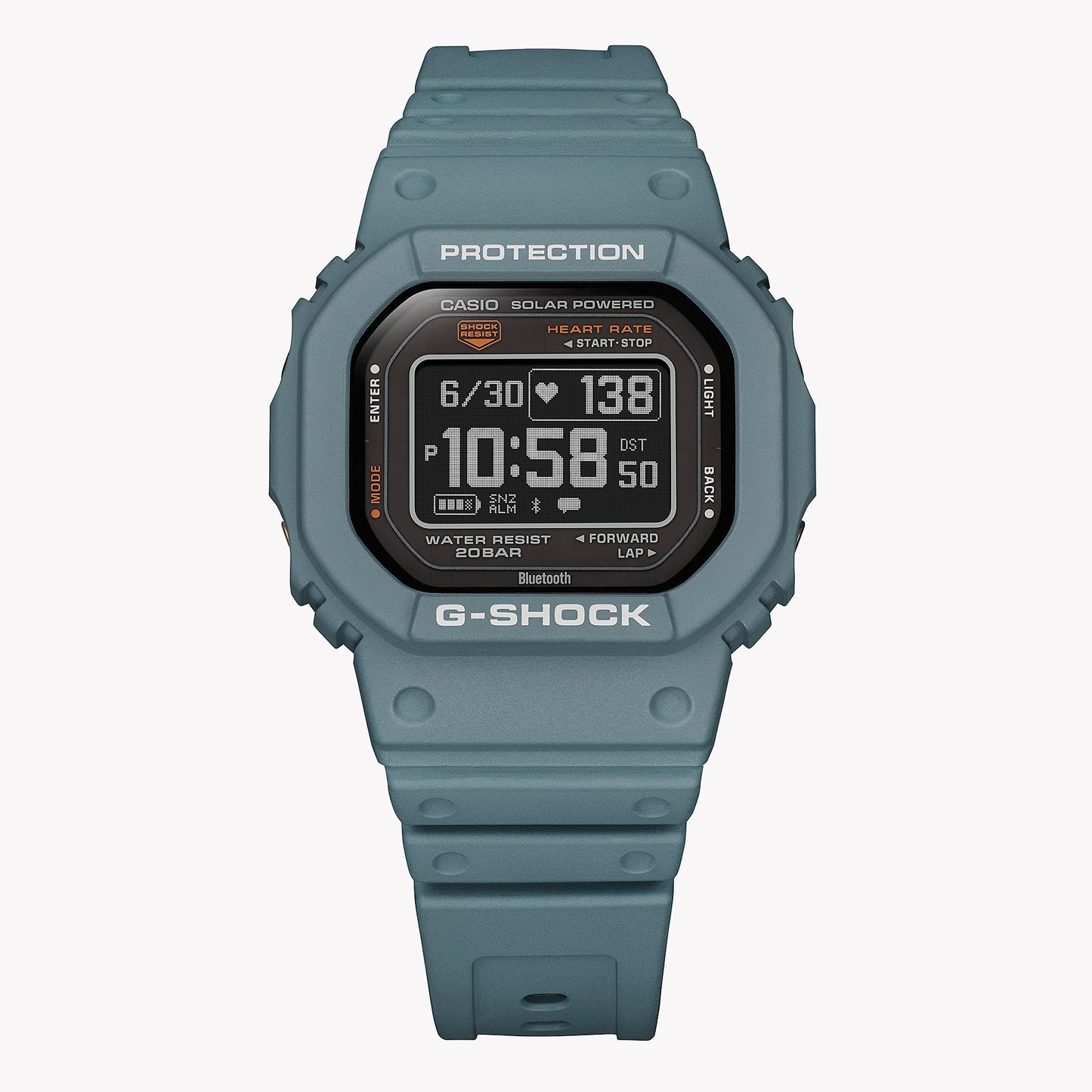 CASIO G-SHOCK DW-H5600-2 G-SQUAD THE ORIGIN Gray - HEART RATE SERIE Men's Watch