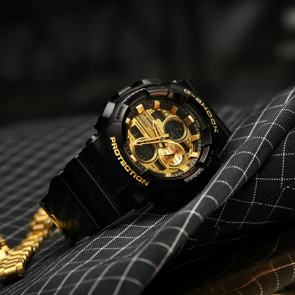 CASIO G-SHOCK GA-140GB-1A1DR - SPORTY ELEGANCE MEN'S WATCH with Sleek Black Design & 200M Water Resistance-i-Watch-3