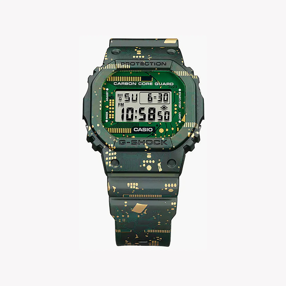 Casio G-Shock Dwe-5600cc-3dr Unmatched Resilience - Bold Green Sport Watch For Men by i-watch