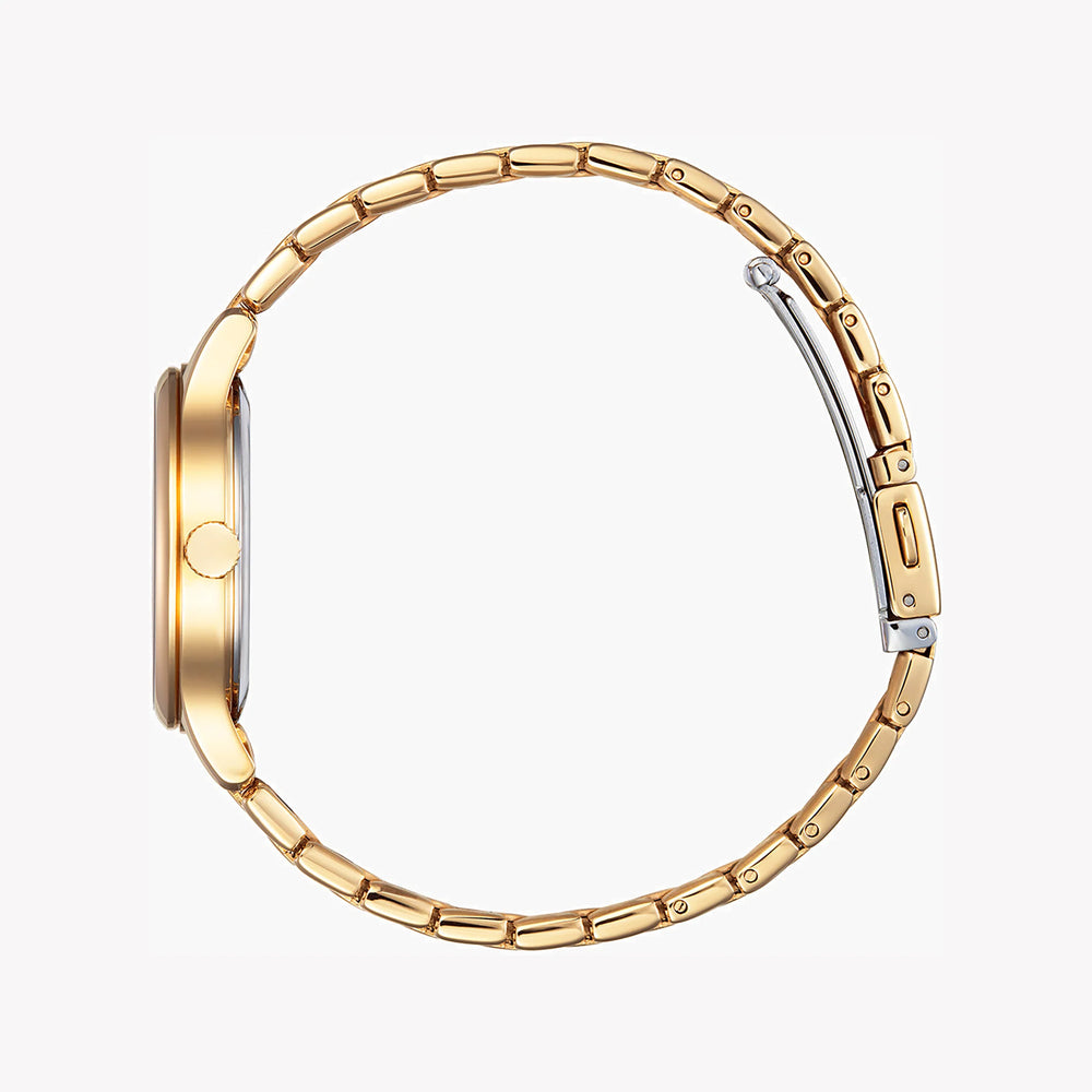 Citizen Women's Gold Stainless Steel, Multi-Coloured Dial | Em0893-87y by i-watch