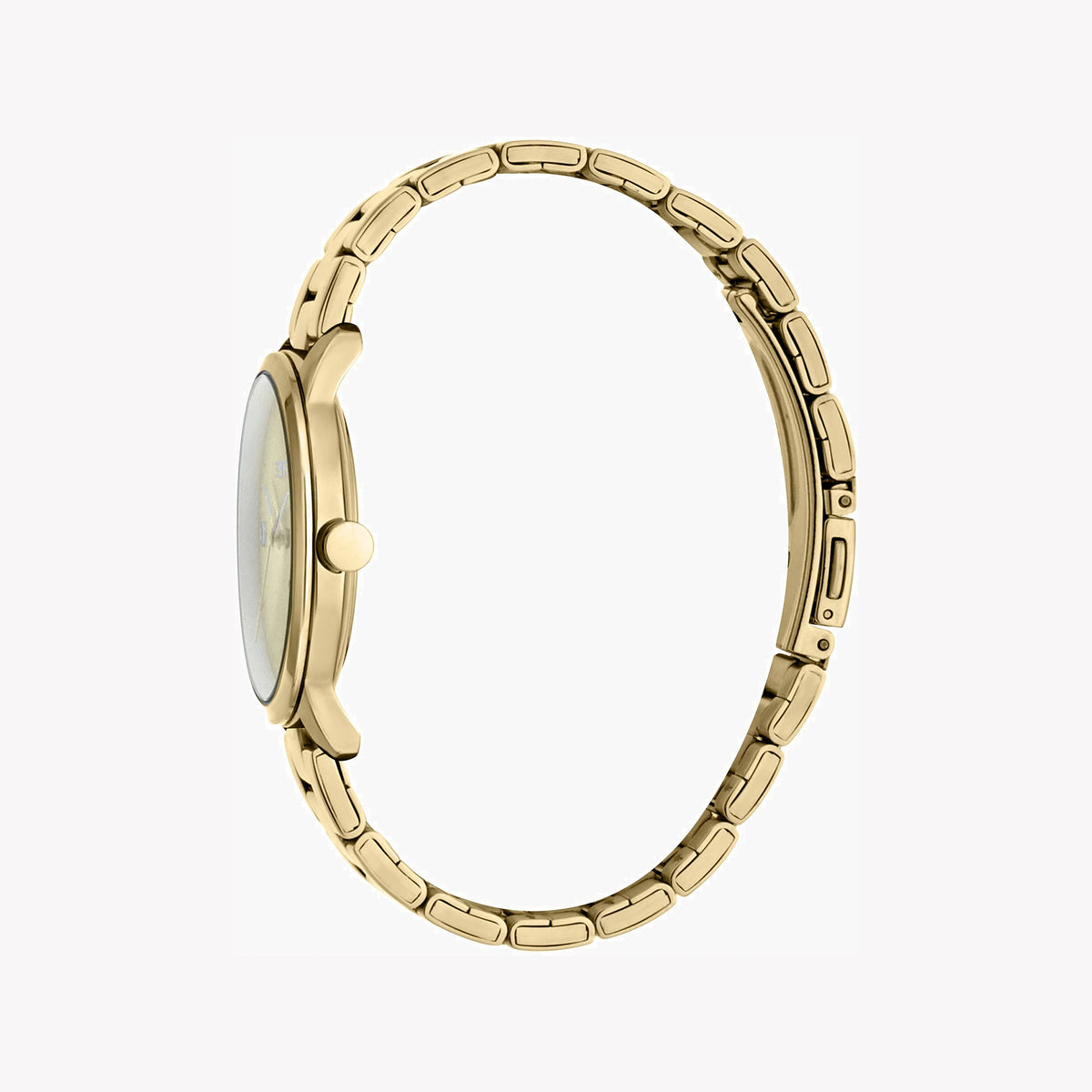 ESPRIT Women's Watch with Gold Stainless Steel Case and Gold Stainless Steel Band