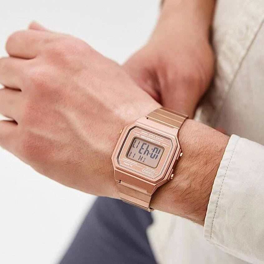 B-650WC-5A ELEGANT TIMEKEEPER - UNISEX WATER-RESISTANT STAINLESS STEEL WATCH-i-Watch-4