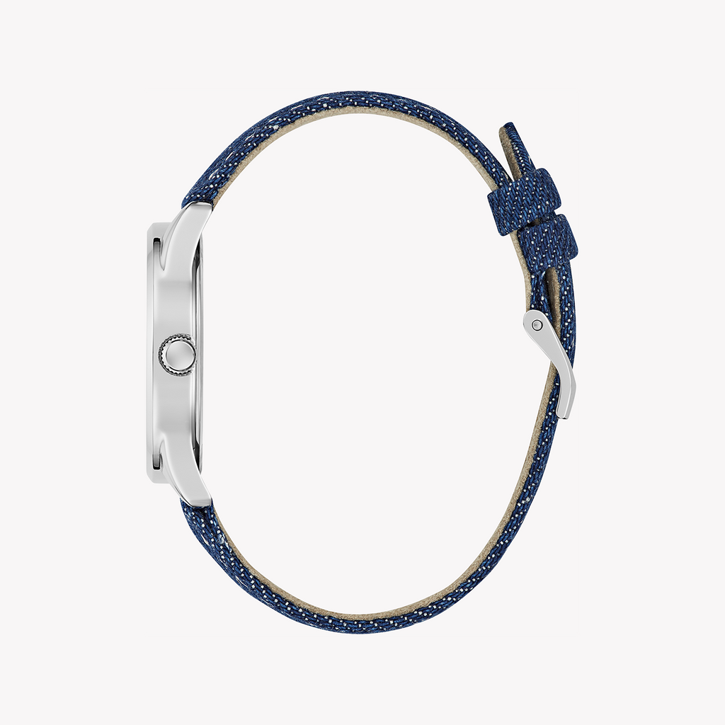 GUESS GW0755L1 VIBRANT CHIC - STYLISH WOMEN'S WATCH with Blue Denim Band & Radiant Blue Dial-i-Watch-2