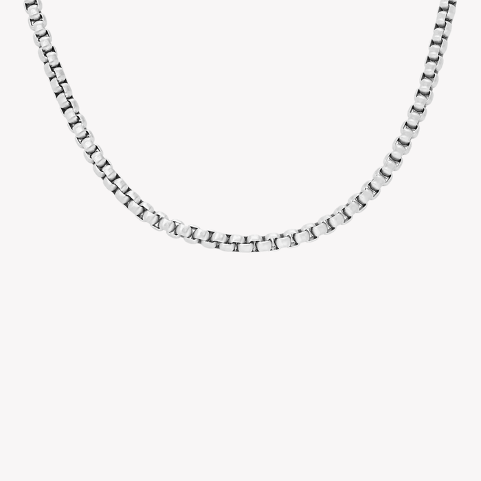 Fossil Men's Silver Necklace, Stainless Steel Chain | JF04505040