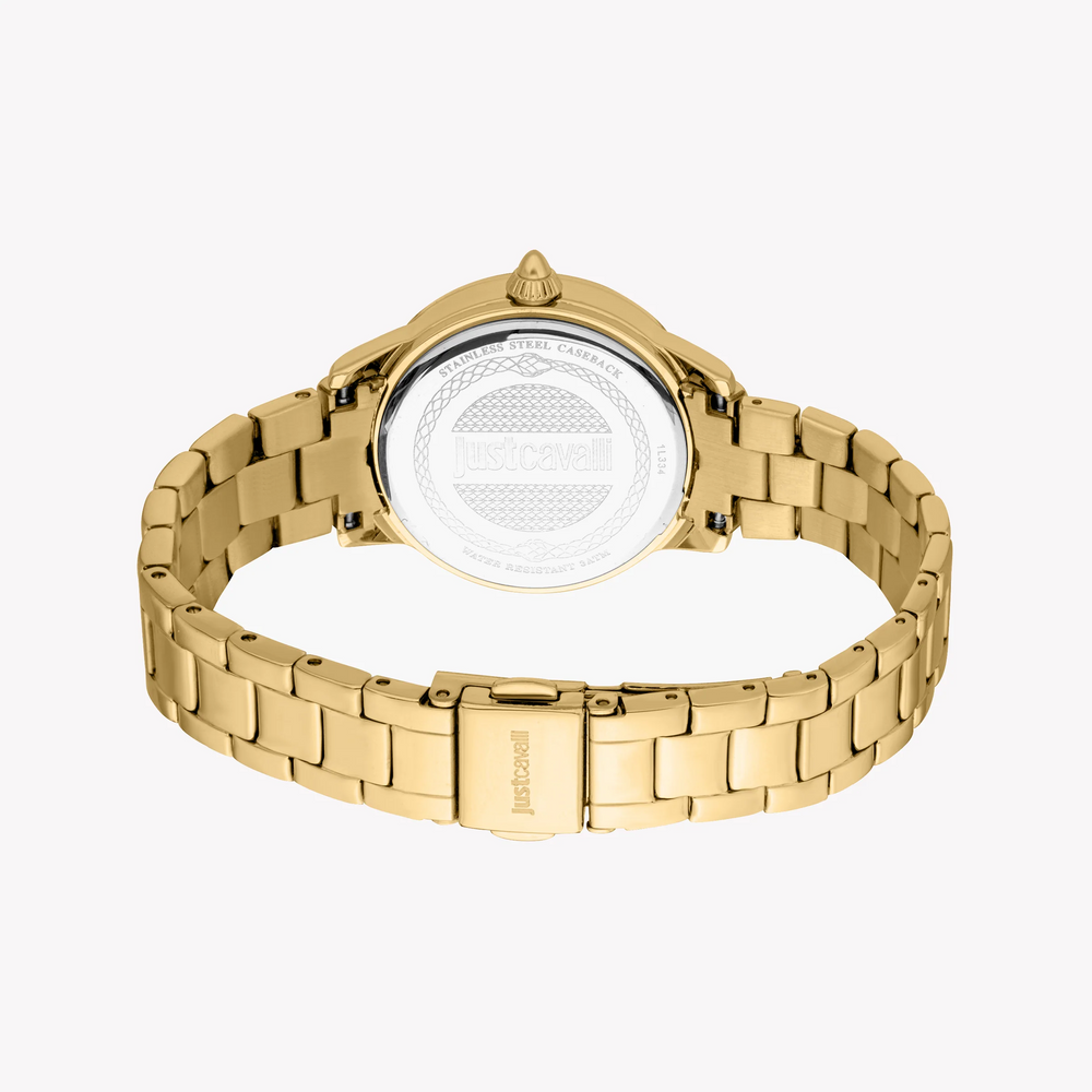 Just Cavalli Women's Gold Watch, Dark Green Dial | Jc1l334m0065 by i-watch