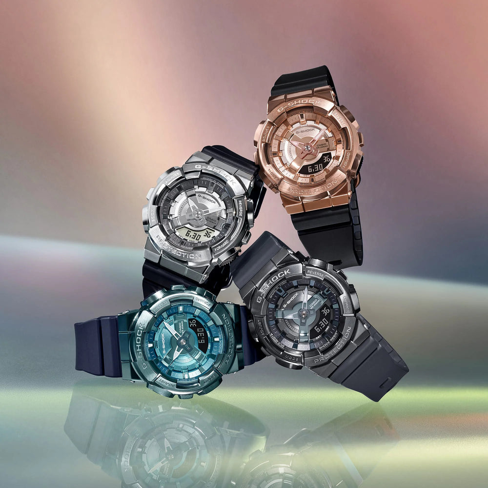 Casio G-Shock Men's Black Resin & Stainless Steel | Gm-S110b-8aer by i-watch