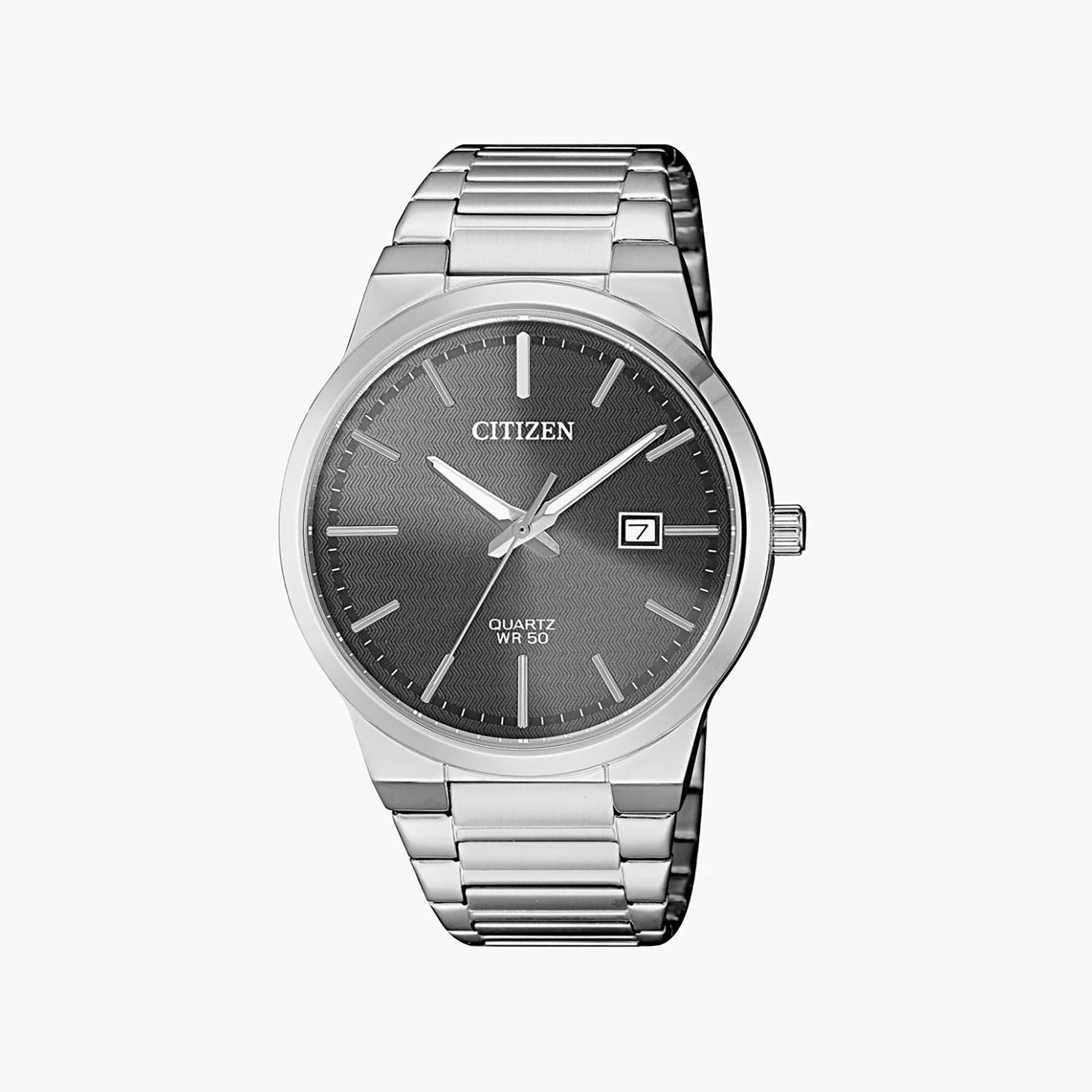 CITIZEN BI5060-51H: Men's Precision Quartz Watch - Sleek Silver Style & Everyday Durability