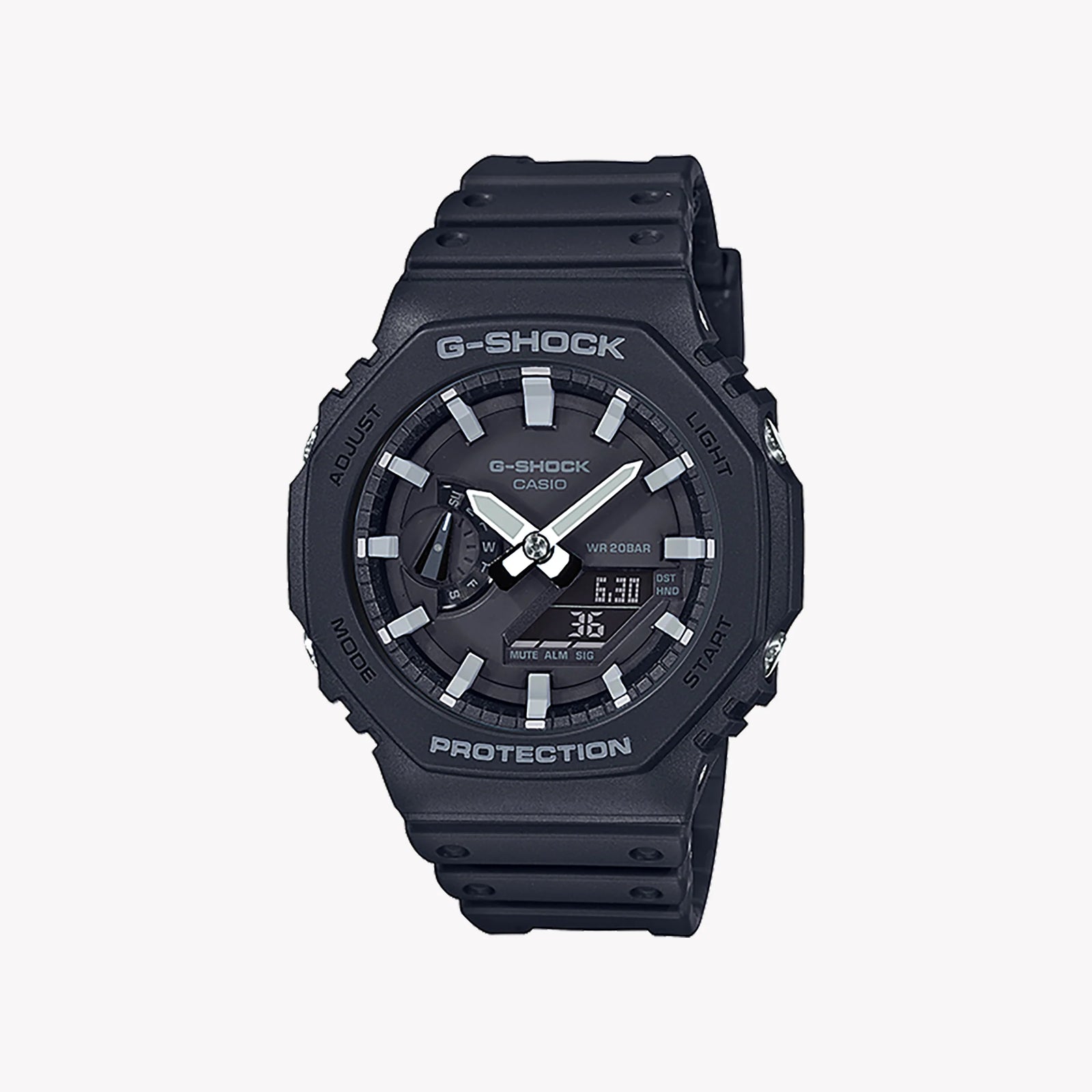 Casio G-Shock Men's Black Resin Watch, Carbon Case | Ga-2100-1aer by i-watch