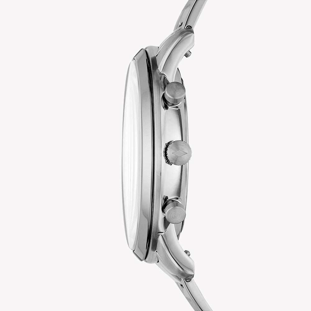 FOSSIL FS5433 - MODERN MASCULINITY TIMEPIECE WITH SLEEK SILVER BAND & WHITE DIAL-i-Watch-2