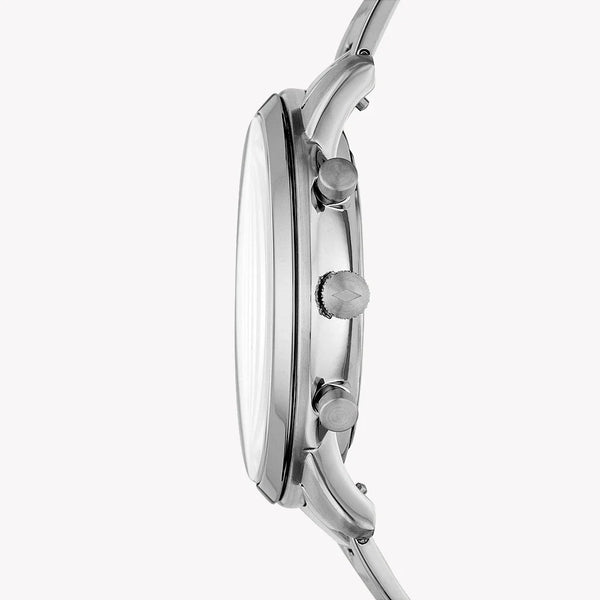 Fossil Men's Silver Stainless Steel Watch, White Dial | Fs5433 by i-watch