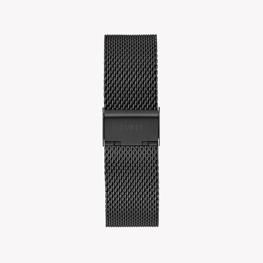 Guess Men's Black Stainless Steel Watch, Black Dial | Gw0368g3 by i-watch