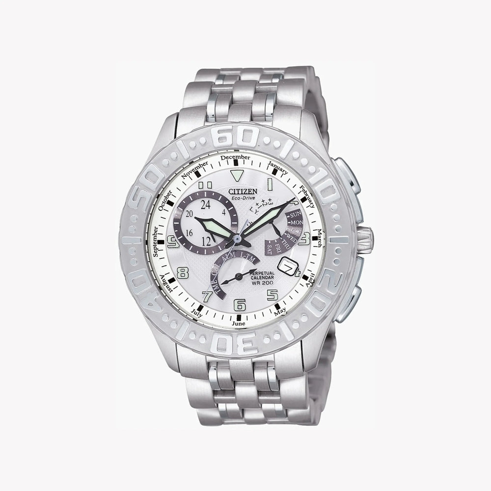 Citizen Bl8037-54a - Elegant Time Master - Men's Stainless Steel Watch With Precision Movement And Multifunctional Features by i-watch