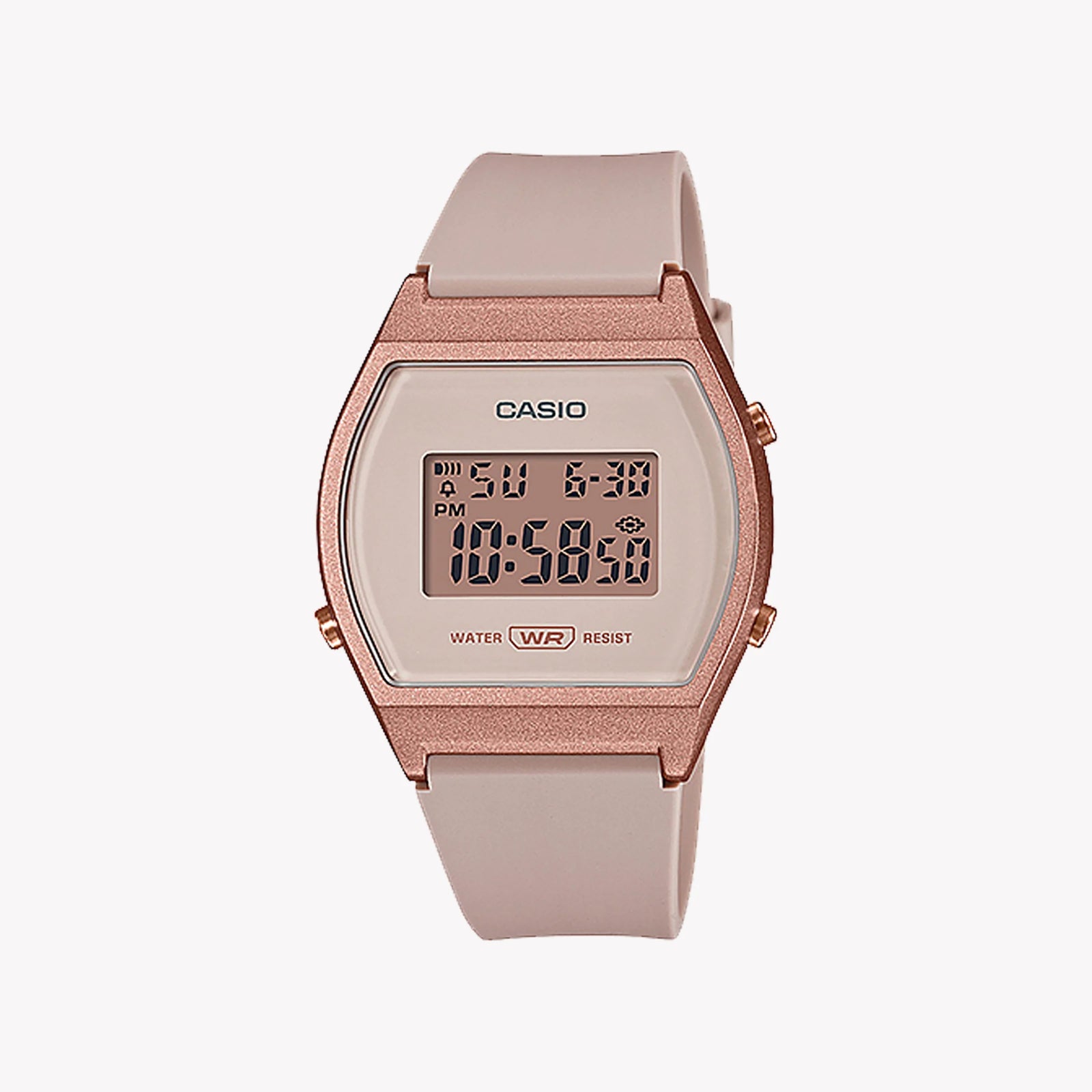 Lw-204-4aef Women's Rose Gold Resin Watch, Pink Dial | Lw-204-4aef by i-watch