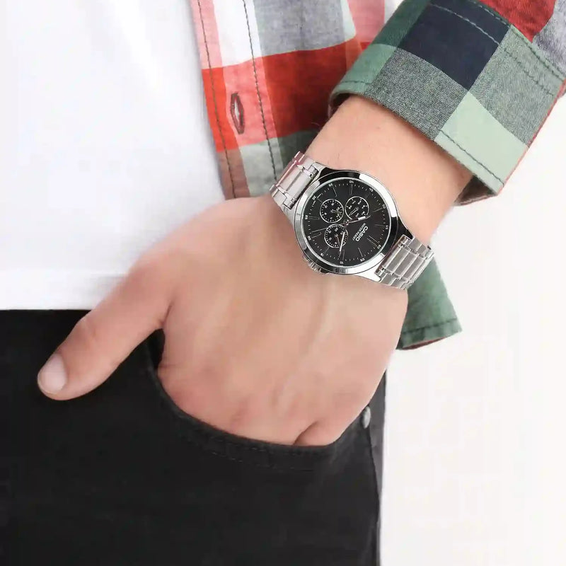Casio Mtp-V300d-1audf Elegant Sporty Timepiece - Versatility For Every Occasion by i-watch