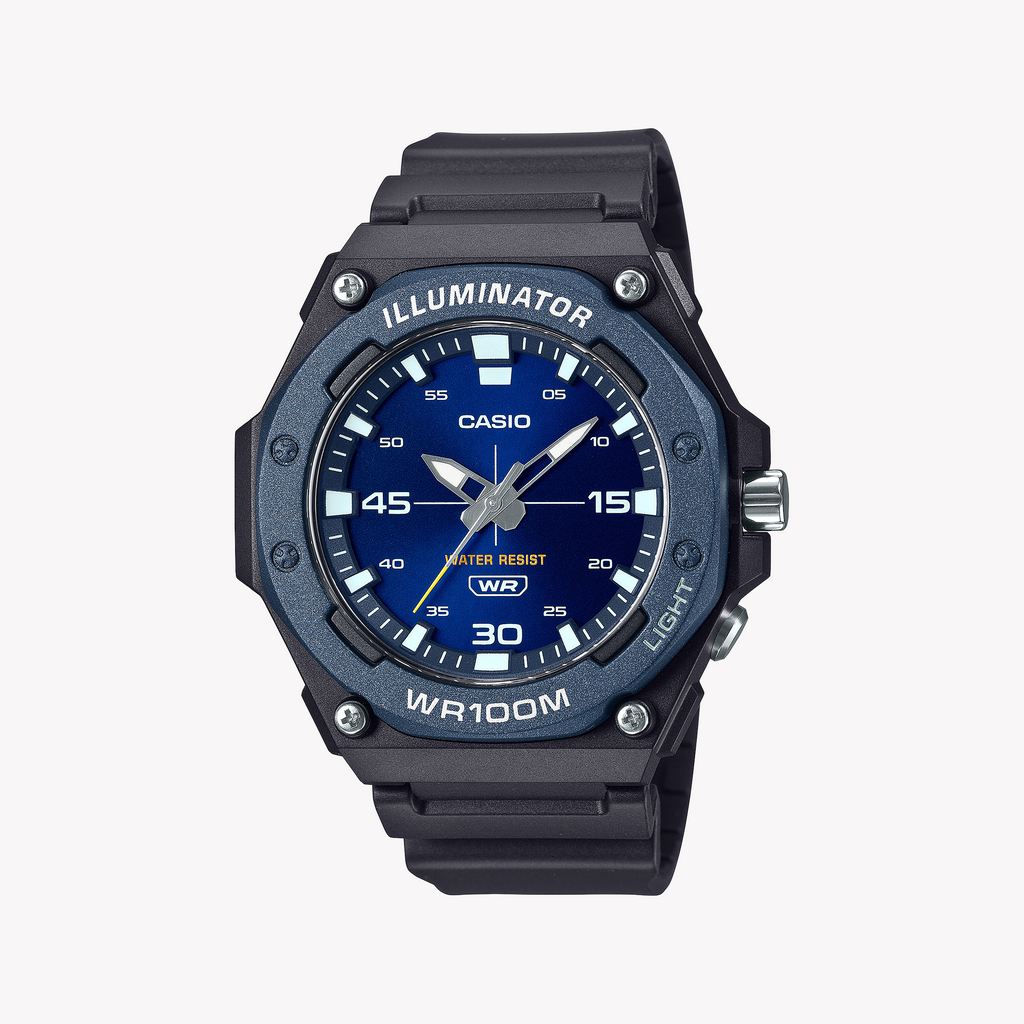 CASIO MW-620H-2AVDF BOLD ADVENTURE - MEN'S RESILIENT BLACK & BLUE TIMEPIECE