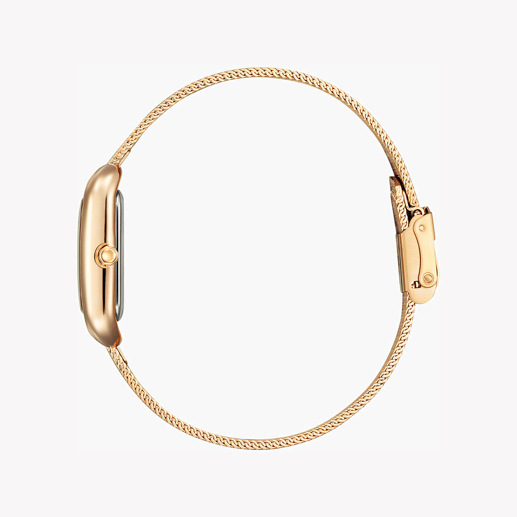 CITIZEN EM0493-85P - ELEGANT GOLD STUNNER: Women's Sophisticated Timepiece with White Dial & Splash Resistance-i-Watch-3