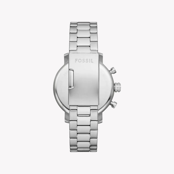 Fossil Men's Silver Stainless Steel Watch, Black Dial | Bq2851 by i-watch