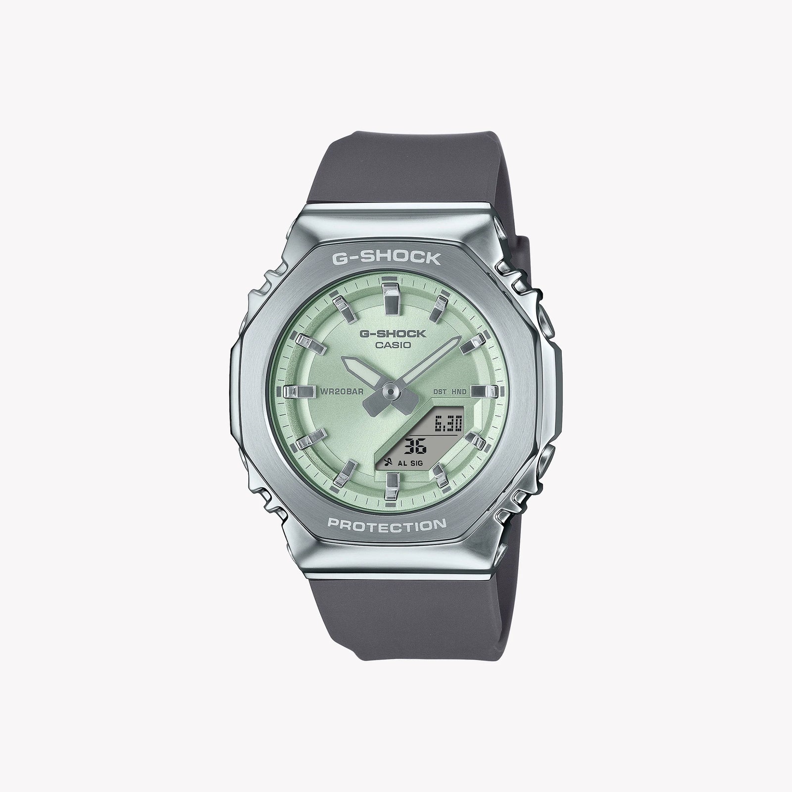 Casio Women's Silver & Green Bio-Sourced Plastic Watch | Gm-S2110-3aer by i-watch