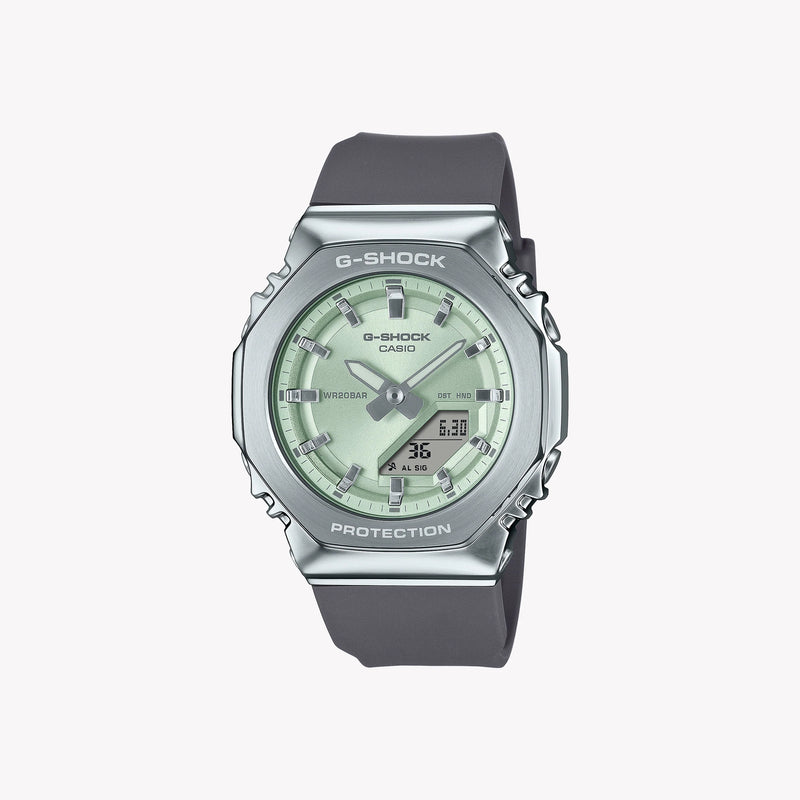 Casio Women's Silver & Green Bio-Sourced Plastic Watch | Gm-S2110-3aer by i-watch