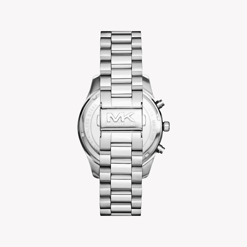 Michael Kors Men's Silver Watch, Black Dial | Mk1091set by i-watch
