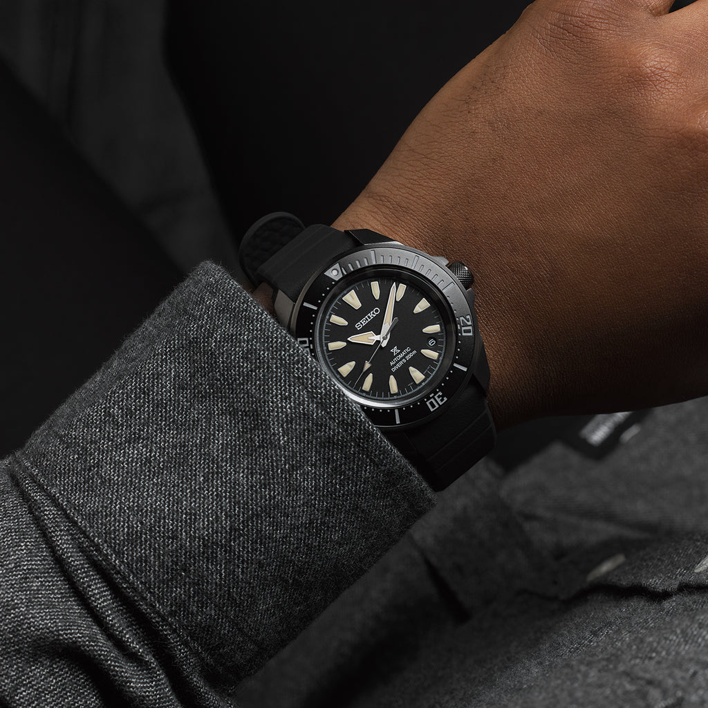 SEIKO PROSPEX SRPL15K1 Men's Automatic Watch, Black Steel-i-Watch-5